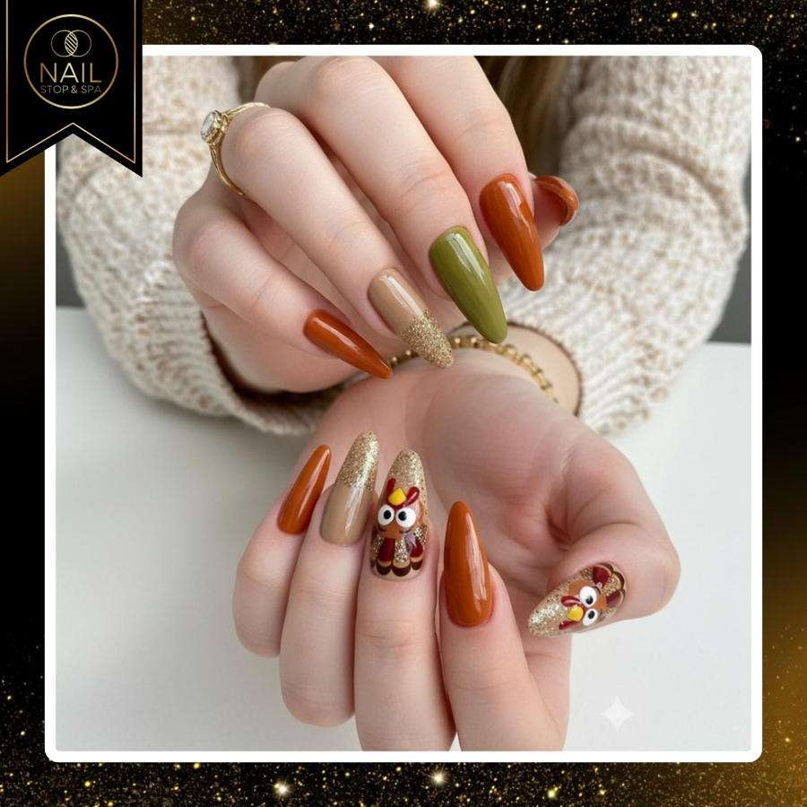 Halloween nail design